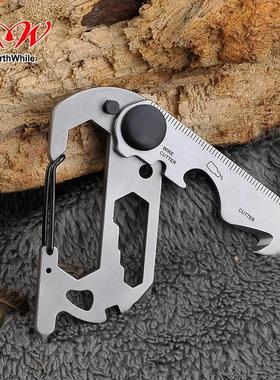 WorthWhile Multifunction Climbing Carabiner EDC Keychain  Ou