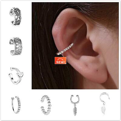 20style Clip On Wrap Earring Tragus Body Jewelry Ear Cuff
