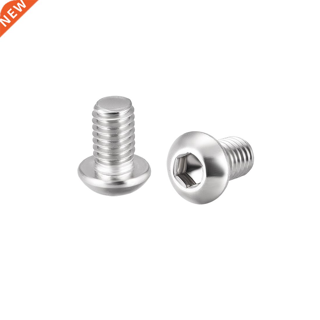 M6x10mm Machine Screws Hex Socket Round Head Screw 304 Stain