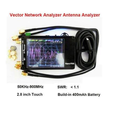 NanoVNA Vector Network Analyzer Digital LCD Touching Screen