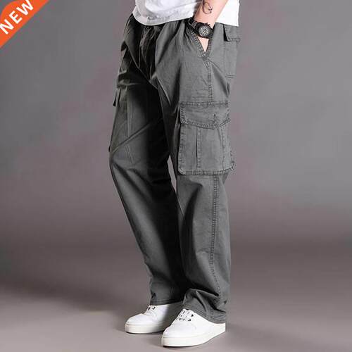 big size 10XL 12XL 13XL summer Men Cargo Pants Cotton Pocket