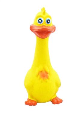 Rubber Chcken Ducks Squeeze Squeaky Dog Toys for Small, Med
