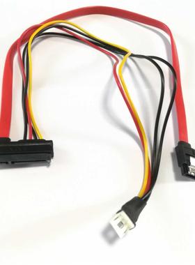 10pcs/lot---2 in 1 4Pin FDD Floppy Male Power + 7Pin SATA Fe