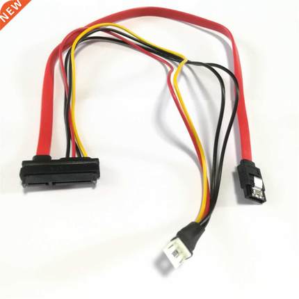 10pcs/lot---2 in 1 4Pin FDD Floppy Male Power + 7Pin SATA Fe