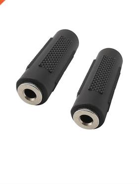 1/2Pcs 3.5mm Female to Female Stereo Audio apter Connector