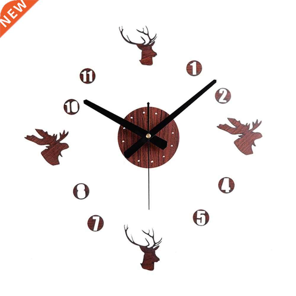 Autumn Forest Deer Wall 3D Number Wall-Mounted Fashionable C