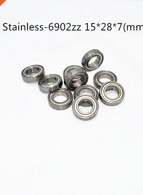 Stainless steel bearing 10PCS S6902ZZ 15*28*7(mm) free shipp