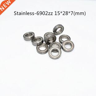 Stainless steel bearing 10PCS S6902ZZ 15*28*7(mm) free shipp