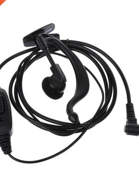 Alloet G ShapeHeadset 1pin 2.5mm Jack PTT Mic Earpiece for