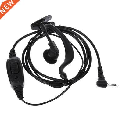 Alloet G ShapeHeadset 1pin 2.5mm Jack PTT Mic Earpiece for