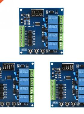 YYS-1 LED Timer Relay Programmable 4-Channel LED Relay Modul