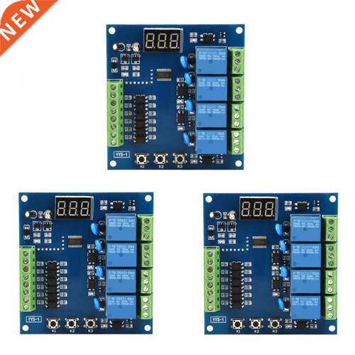 YYS-1 LED Timer Relay Programmable 4-Channel LED Relay Modul
