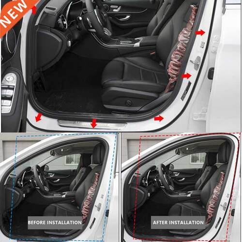 Car Door Rubber Seal T Type Auto Door Sealing Elastic Band S