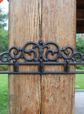 European Vntage Fleur De ls Desgn Home Decor Cast ron W