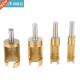 Wooden Plug Wood Tenon Hole Bored 4pcs Drill
