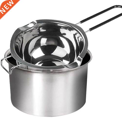 2-Pack Stainless Steel Double Boiler, Heat-Resistant Handle