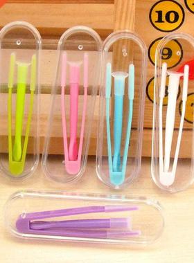 2022 1 Set Multcolor Protable Contact Lenses Tweezers Wth