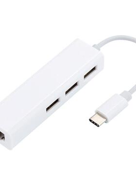 2021 NEW USB 3.1 HUB Type C to USB Splitter RJ45 Ethernet La