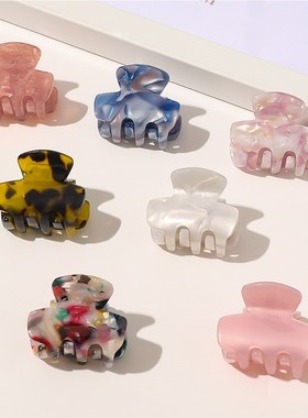 Hair Claw Clips Barrette Clamp Jelly Colors Acrylic Ponytail