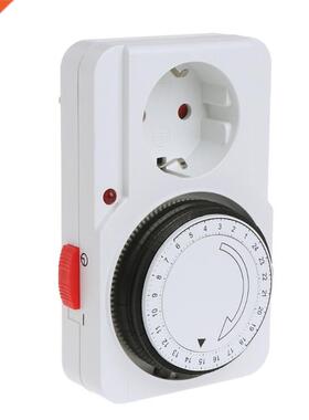 24 Hour Mechanical Electrical Plug Program Timer Power Switc