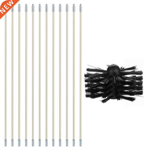Brush Kit Hand Tools Chimney Boiler Nylon Brush Dryer Duct C
