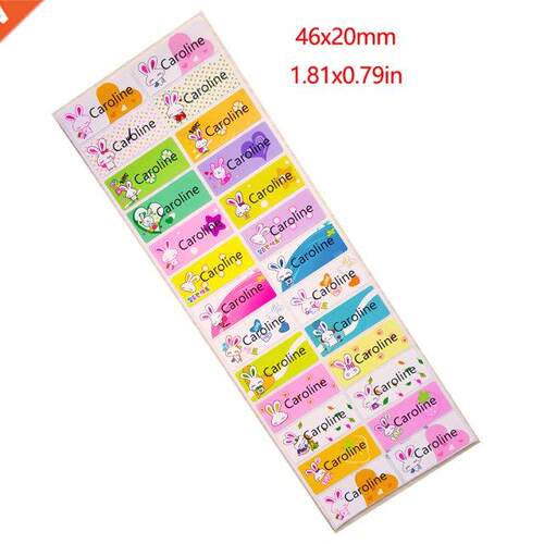 Cute Rit Pattern Custom Personal Name Stickers Transporta