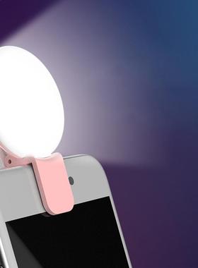 Universal Selfie LED Ring Flash Light Portable Mobile Phone
