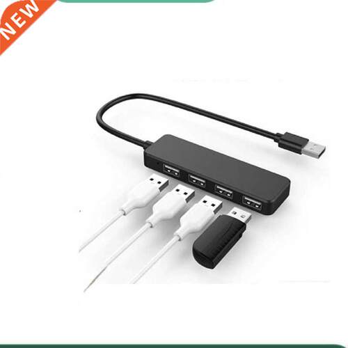 USB HUB 2.0 4 Ports Hub Ultra Slim Portable USB Splitter for