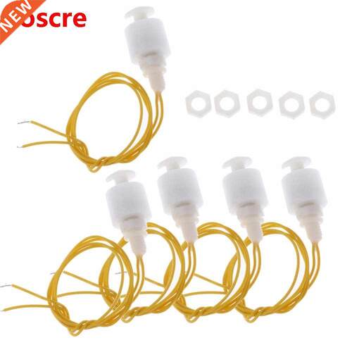 5Pcs Water Level Sensor Vertical Float Switches Flow Measuri