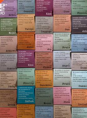 100Pcs Vintage Phrase Quote Stickers Junk Journal Ephemera N