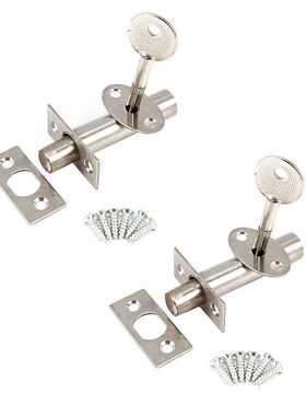 2Set Stainless Steel Security Door Bolts with Fitting Star K