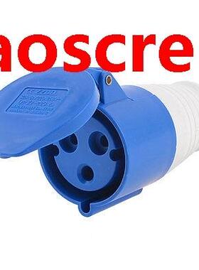 220-250V 2P+E Waterproof Industrial Socket Connector ZZ-22