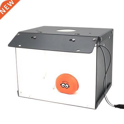 SANOTO 2 panels LED mini photography table top light box fo