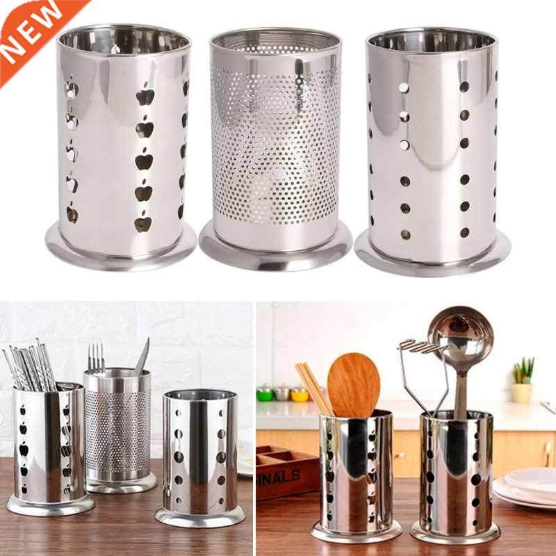 Stainless Steel Hanging Cutlery Holder Drainer Spoon Fork Ch