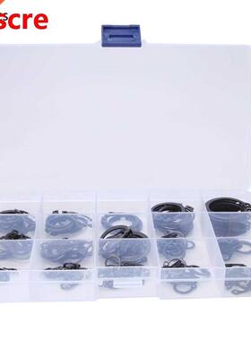 175Pcs C Clip 65Mn Spring Steel Internal External Retaining