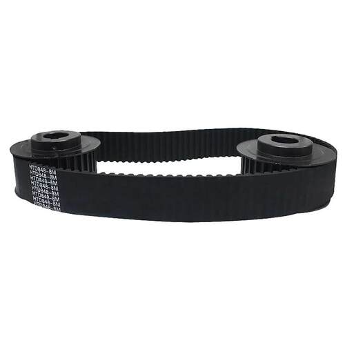 1Pcs HTD 8M-1656 To 8M-1792 Close Loop Timing Belt Black Rub