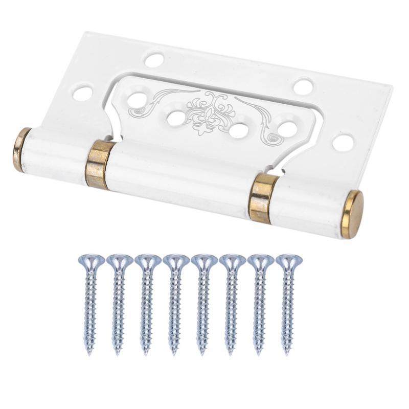Door Hinge Ball Bearing Hardware Flat Open with Screws Home