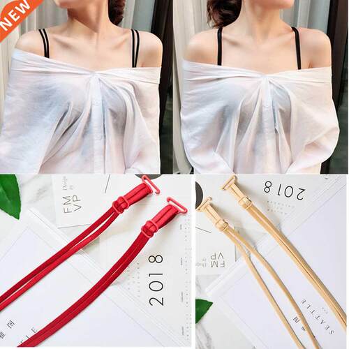1pair Fashion Women Underwear Shoulder Straps Floral Print E