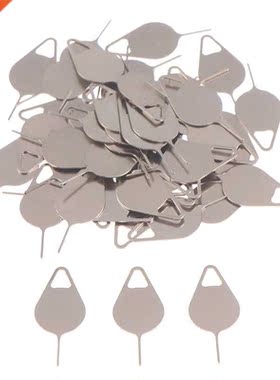 50pcs Sim Card Tray Removal Eject Pin Key Tool Stainless Ste