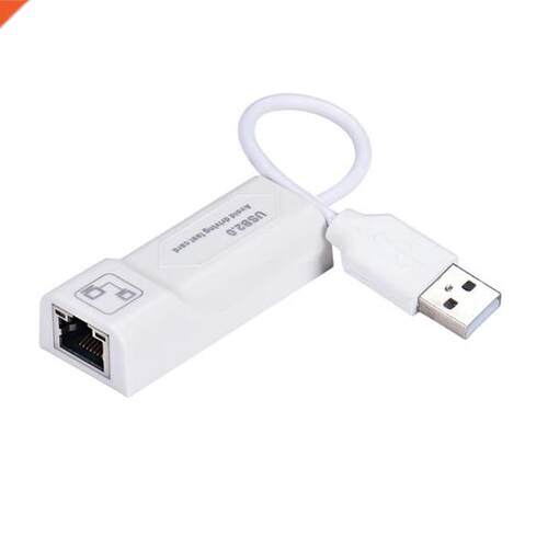 USB2.0 to 10/100 Mbps Gigabit RJ45 Ethernet LAN Free Drive F
