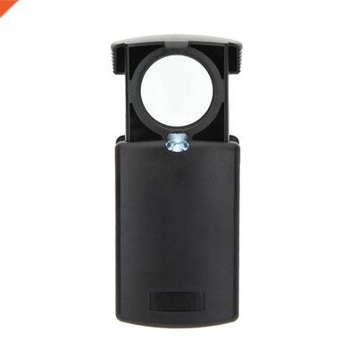 30X Magnifier Loupe with LED Light Magnified Tool Mini Pocke