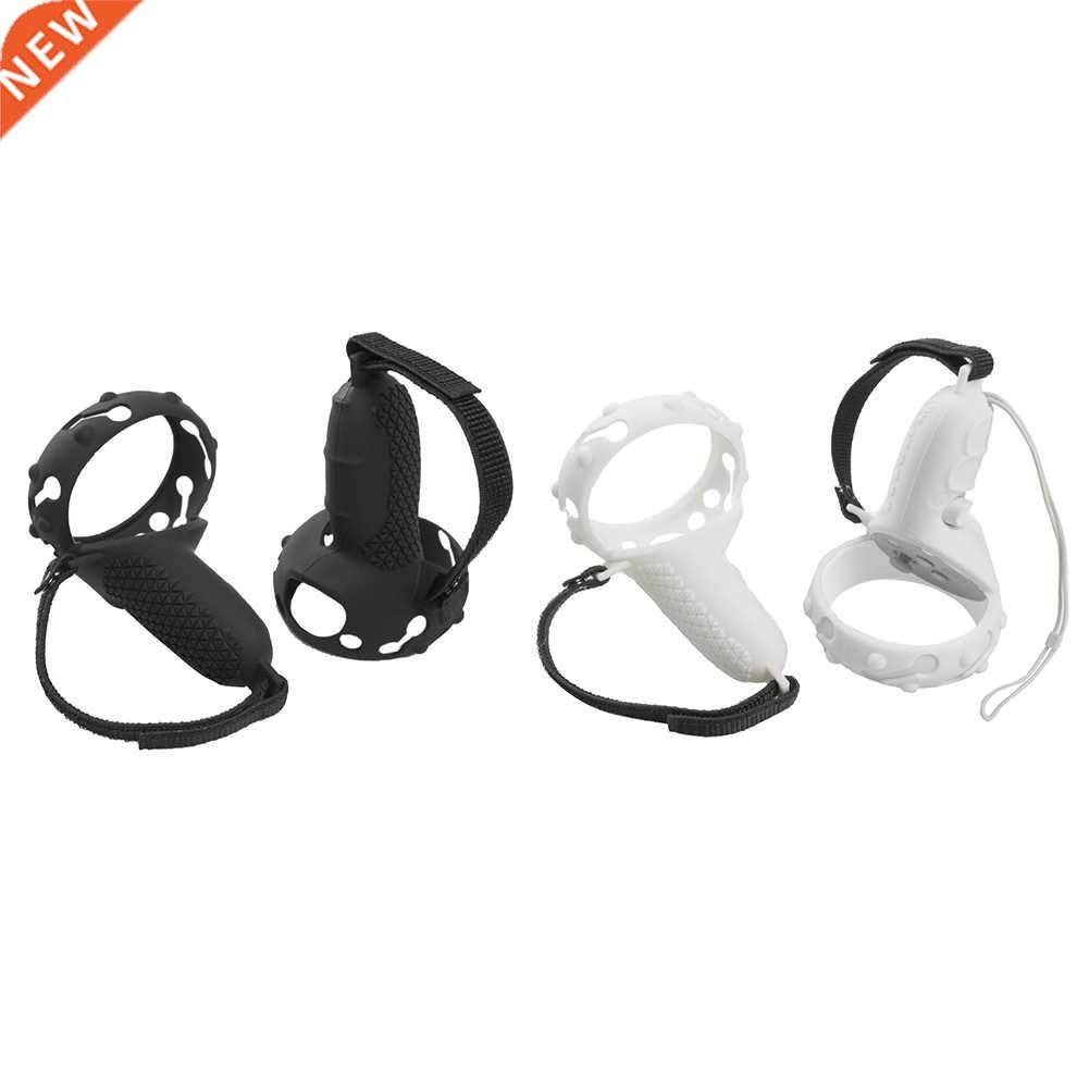 Sweat Proof Silicone Controller Grip Cover + Knuckle Strap f