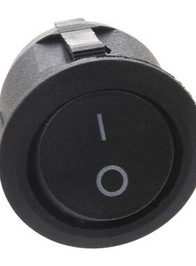 10Pcs AC 6A 10A 250V On Off Snap in SPST Round Boat Rocker S