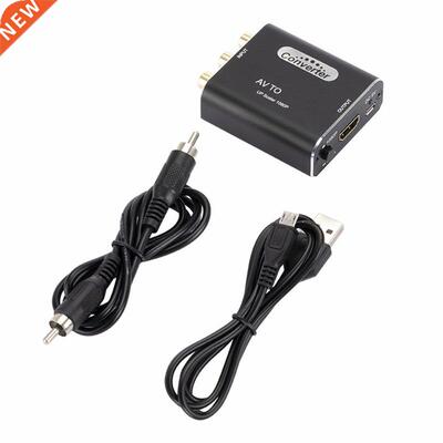 1080P RCA AV To HDMI-compatible Composite Adapter Converter