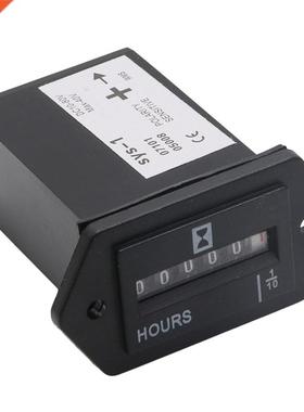 DC10V~80V Truck Tractor Diesel Outboard Engine Hour Meter Re