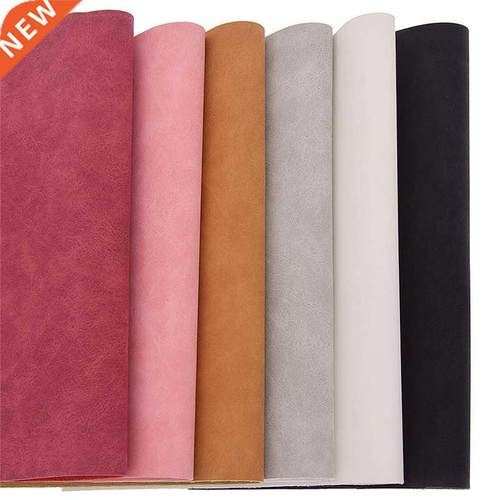Lychee Life 21x29cm A4 Faux Suede PU Leather Fabric For Garm