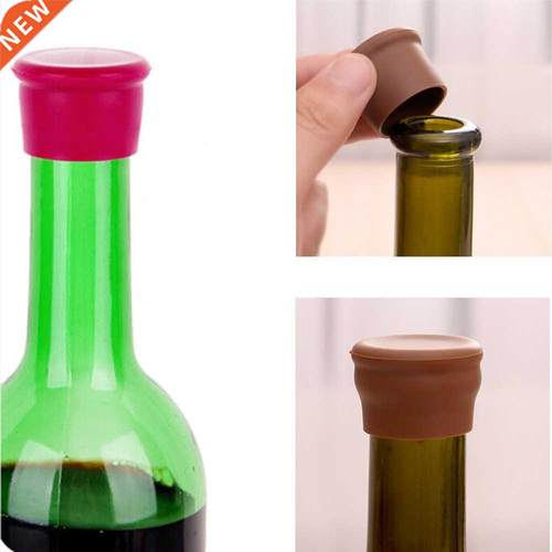 2019 New 1Pc Low price Reusable Silicone Wine Beer Top Bottl