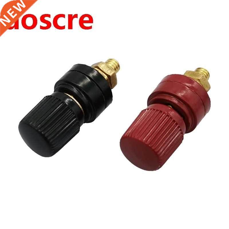 1Pcs Red black 6mm Brass Posts Terminal Blocks Power Supply