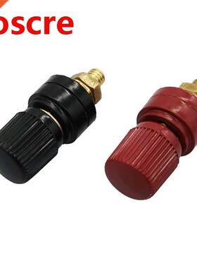 1Pcs Red black 6mm Brass Posts Terminal Blocks Power Supply