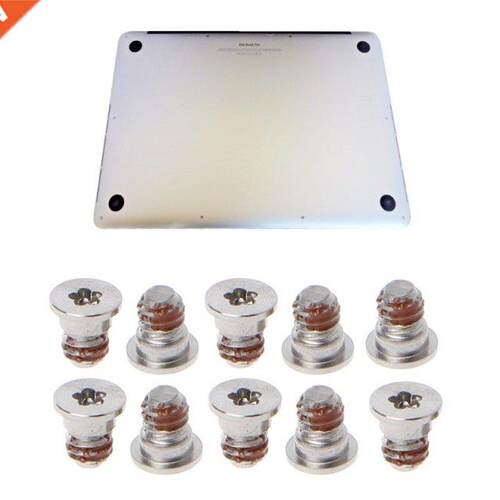10Pcs Laptop Bottom Case Screw For Macbook Pro Retina A1398